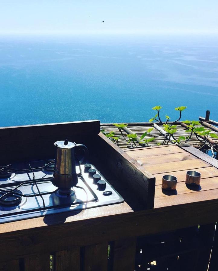 فيلا Refuge Uwabio Organic Vineyard Cinqueterre ريوماجّوري المظهر الخارجي الصورة