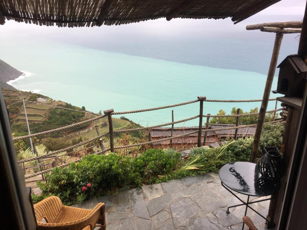 فيلا Refuge Uwabio Organic Vineyard Cinqueterre ريوماجّوري المظهر الخارجي الصورة