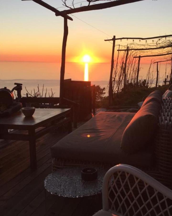 فيلا Refuge Uwabio Organic Vineyard Cinqueterre ريوماجّوري المظهر الخارجي الصورة