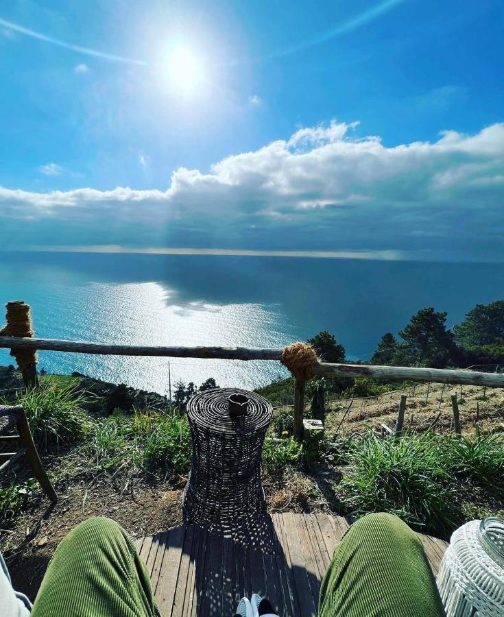 فيلا Refuge Uwabio Organic Vineyard Cinqueterre ريوماجّوري المظهر الخارجي الصورة