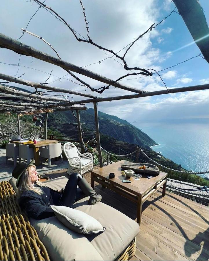 فيلا Refuge Uwabio Organic Vineyard Cinqueterre ريوماجّوري المظهر الخارجي الصورة