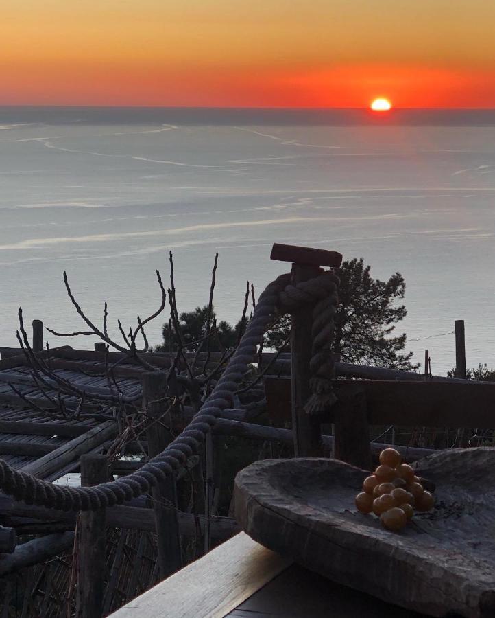 فيلا Refuge Uwabio Organic Vineyard Cinqueterre ريوماجّوري المظهر الخارجي الصورة