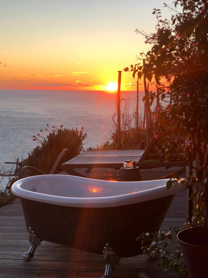 فيلا Refuge Uwabio Organic Vineyard Cinqueterre ريوماجّوري المظهر الخارجي الصورة