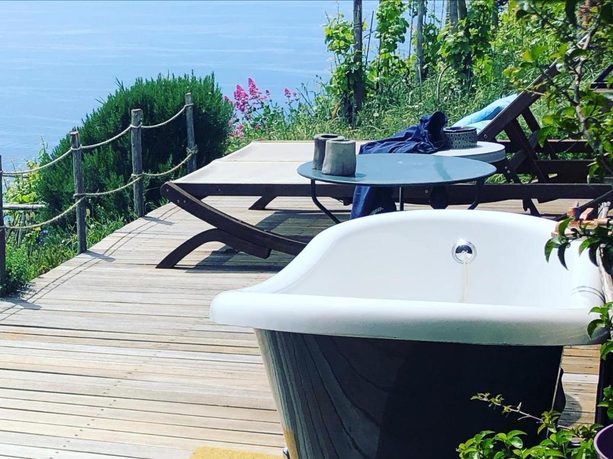 فيلا Refuge Uwabio Organic Vineyard Cinqueterre ريوماجّوري المظهر الخارجي الصورة